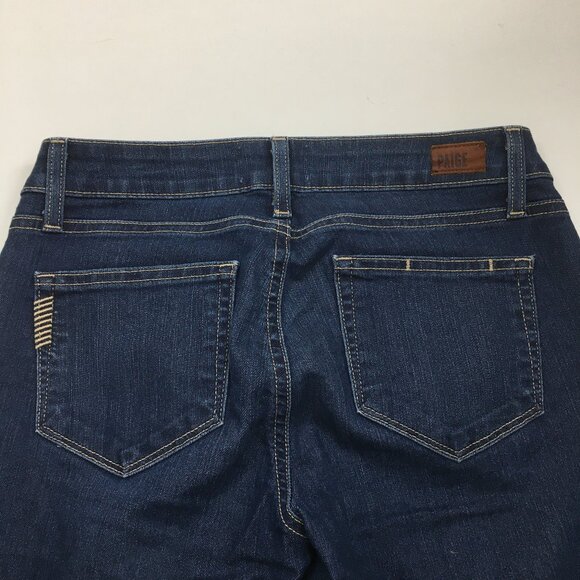 PAIGE Premium Denim Tami Wash Verdugo Ankle 5 Pocket Logo Hardware Jeans - Picture 9 of 11